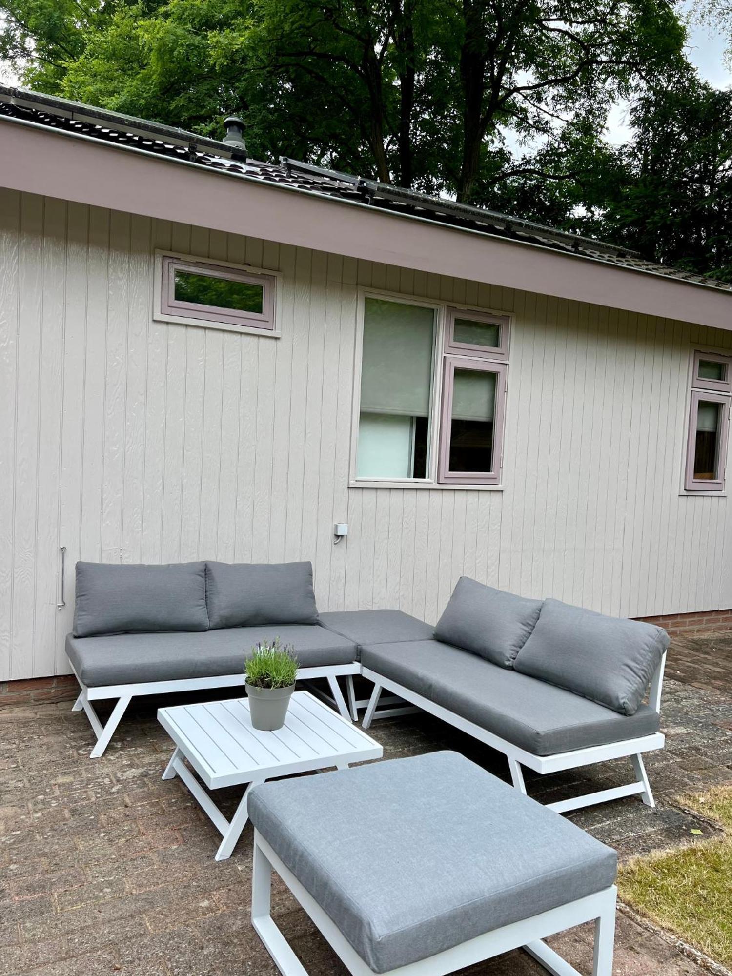 Luxe Boshuisje Met Prive Wellness & Jacuzzi Op De Veluwe เออร์เมโล ภายนอก รูปภาพ