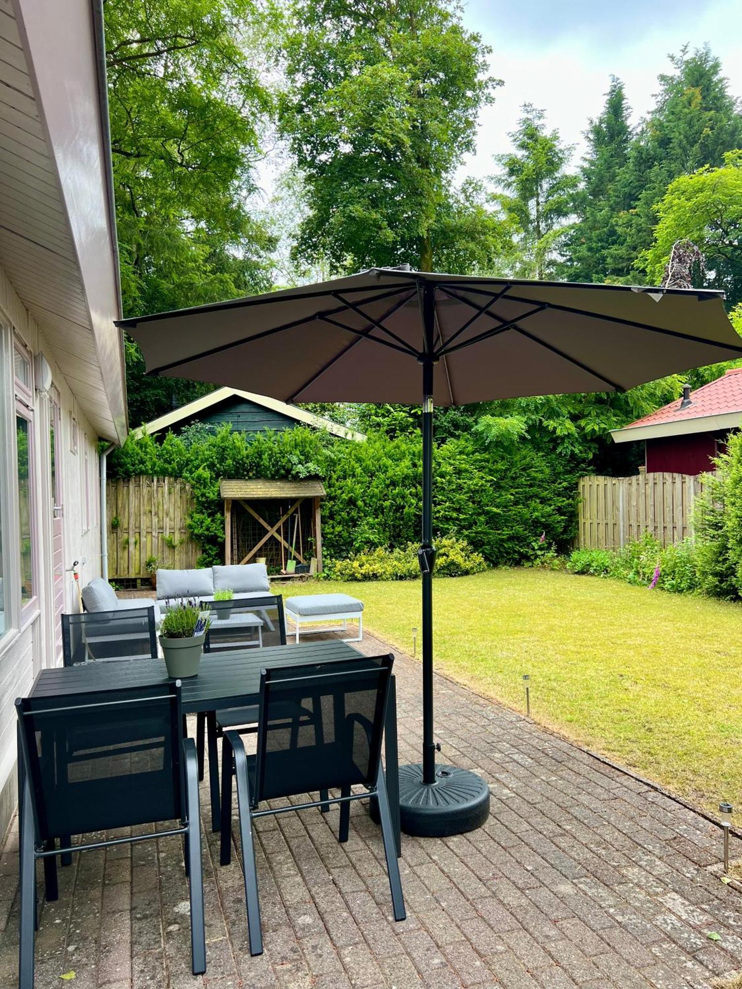 Luxe Boshuisje Met Prive Wellness & Jacuzzi Op De Veluwe เออร์เมโล ภายนอก รูปภาพ