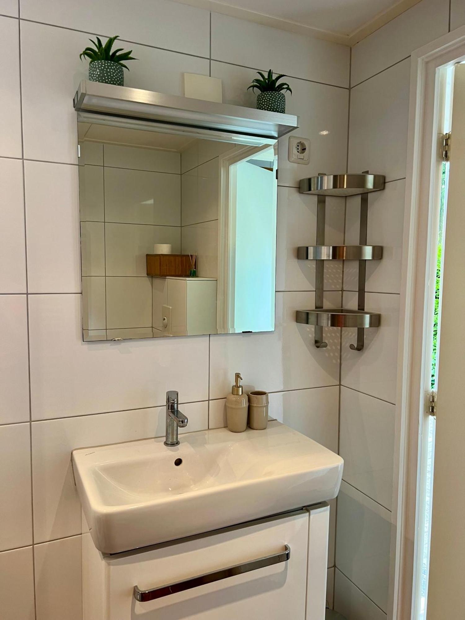 Luxe Boshuisje Met Prive Wellness & Jacuzzi Op De Veluwe เออร์เมโล ภายนอก รูปภาพ