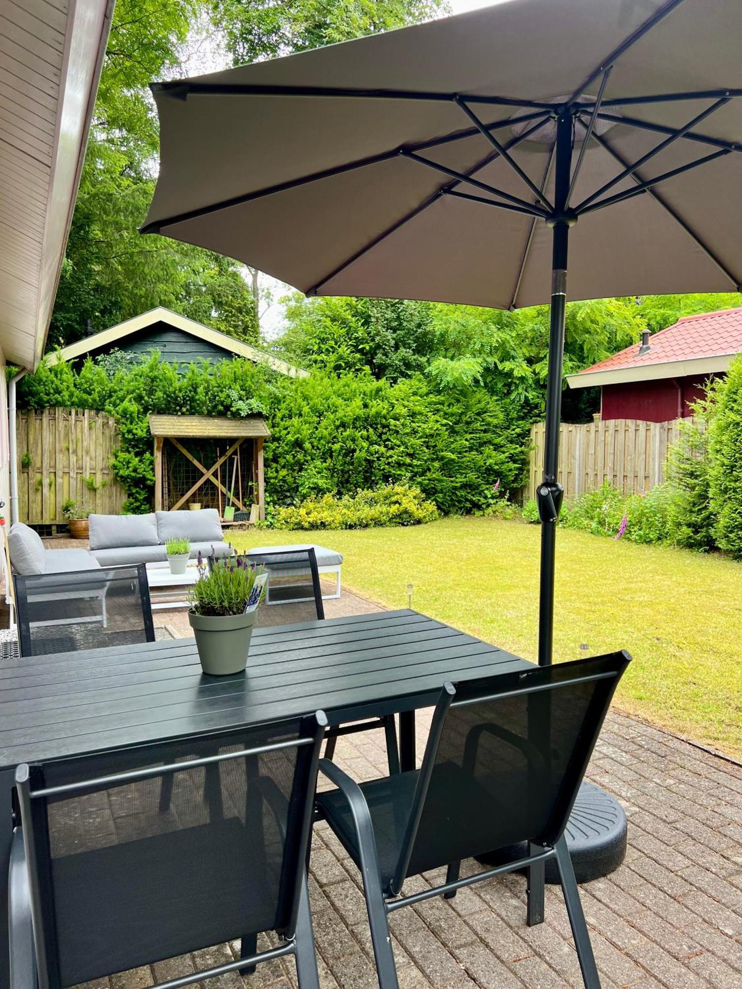 Luxe Boshuisje Met Prive Wellness & Jacuzzi Op De Veluwe เออร์เมโล ภายนอก รูปภาพ